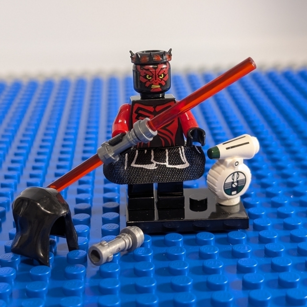Star Wars Darth Maul with D-0 Droid Building Block Action Figure Clone Wars Sith